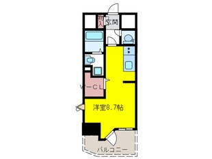 ﾆｭｰｶﾞｲｱﾘﾙｰﾑ平尾駅前№２４の物件間取画像